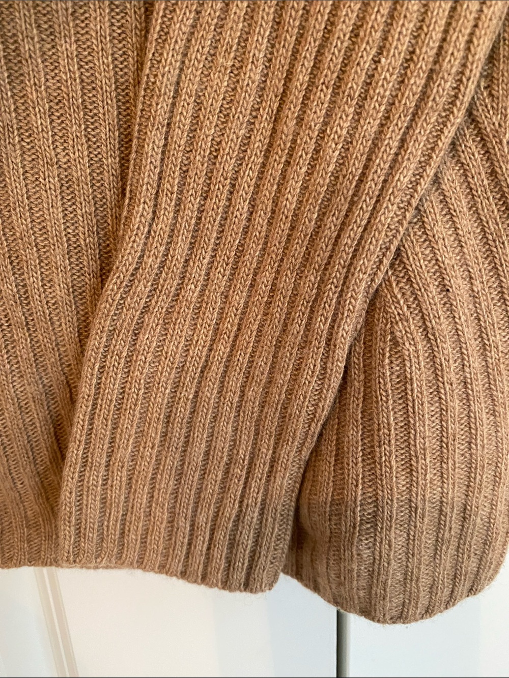 Banana Republic Ribbed Scoopneck Sweater in Camel - Picture 5 of 8
